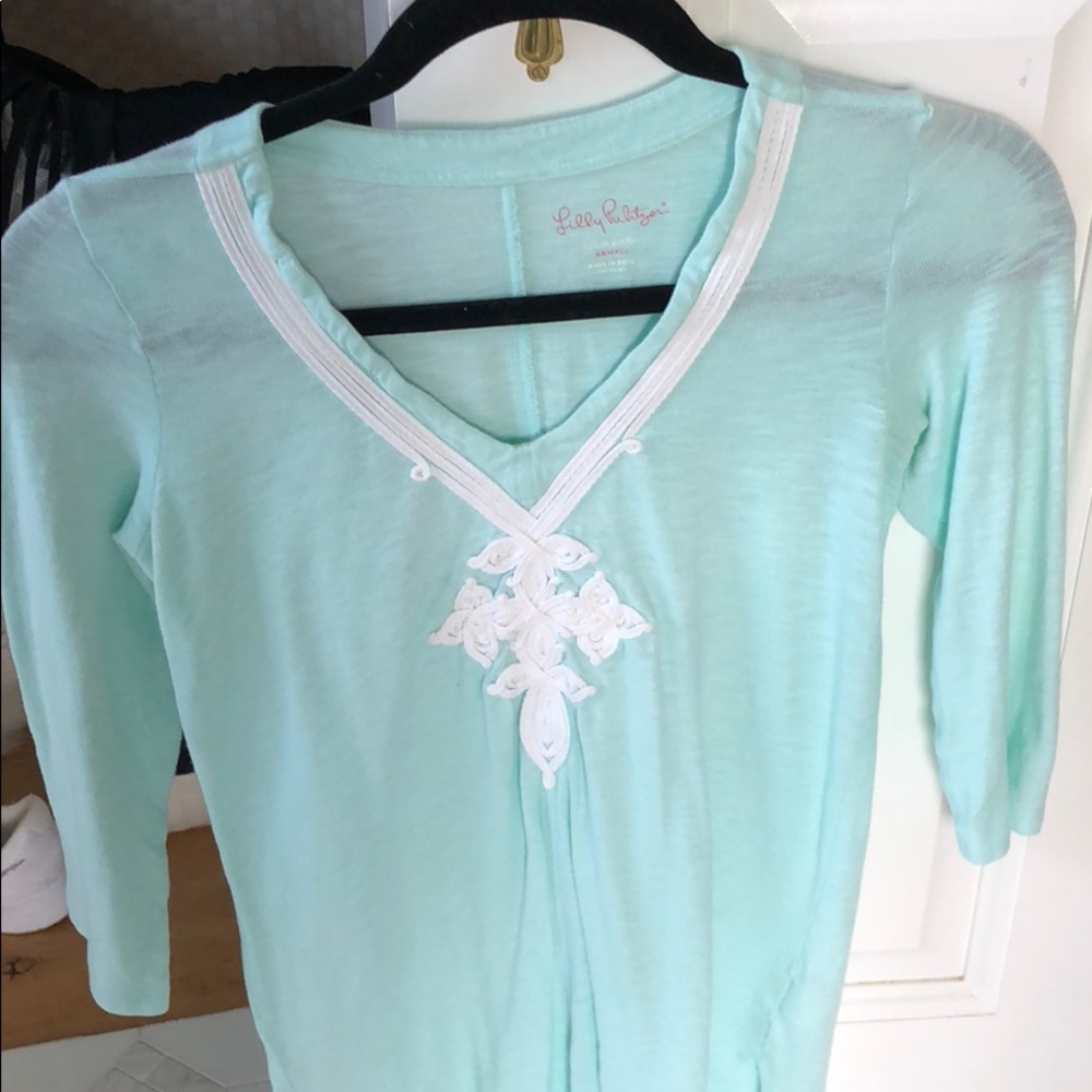 Lily Pulitzer shirt dress/ beach cover up